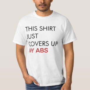 Esta camisa apenas cubre para arriba mi camiseta