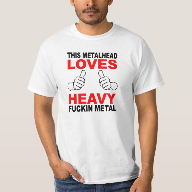 Esta camisa del valor de Metalhead (Anverso)