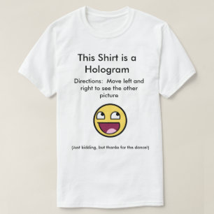 Esta camisa es un holograma