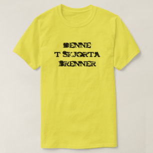 Esta camiseta arde en amarillo noruego
