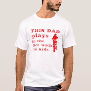 Esta camiseta de "Este papá anda en motocross de b
