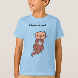 Esta camiseta de nutria buen chico