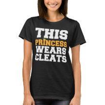 Esta camiseta de princesa Wears Soccer Cleats Team