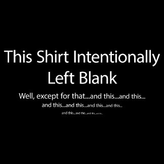 Esta Camiseta Dejada Intencionalmente en Blanco