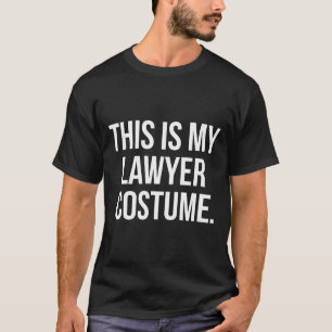 Esta camiseta divertida de disfraz de abogado mío 