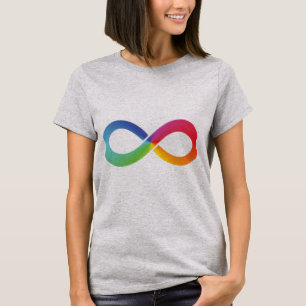 Esta camiseta infinita de arco iris simboliza cual