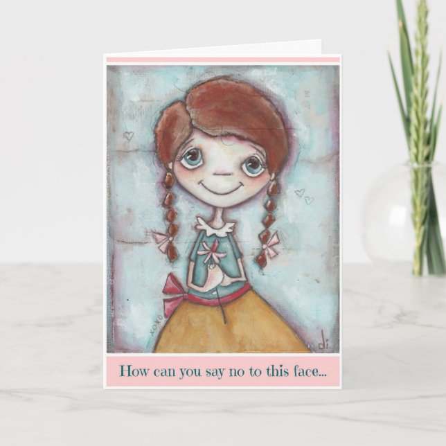 Esta cara - Tarjeta de cumpleaños (Anverso)