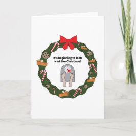 Está comenzando a parecer mucho tarjeta de Navidad