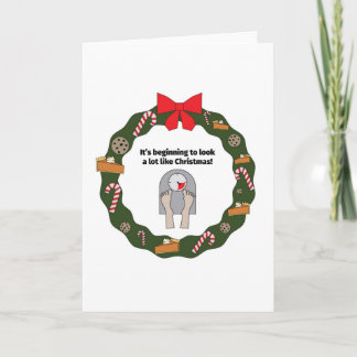 Está comenzando a parecer mucho tarjeta de Navidad