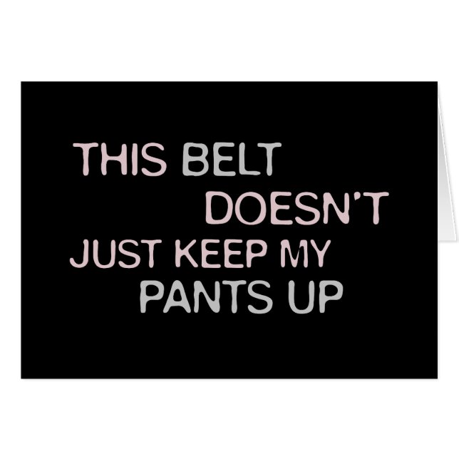 Esta correa apenas no guarda mis pantalones para (Anverso (Horizontal))