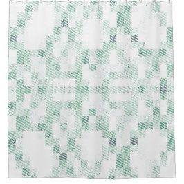 Esta cortina de ducha incluye obras de arte con un