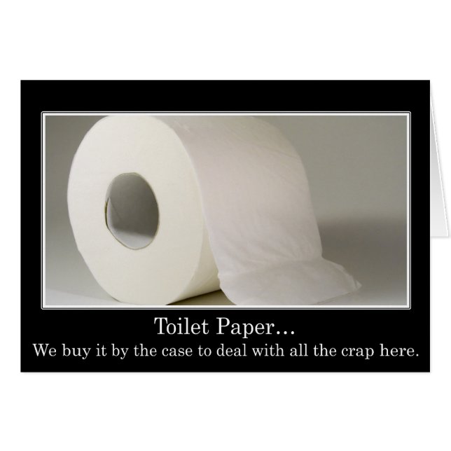 Esta empresa debe usar mucho papel higiénico (Anverso (Horizontal))