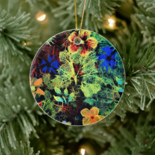 Está en la decoración cerámica de colores