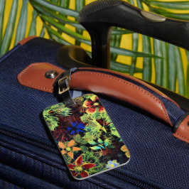 Está en la etiqueta de equipaje de colores