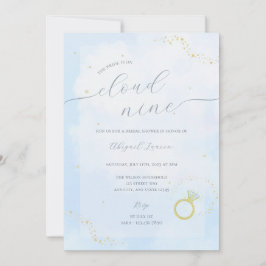 Está en la Nueve Invitación a la Ducha Bridal