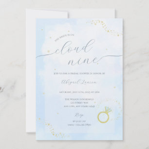 Está en la Nueve Invitación a la Ducha Bridal