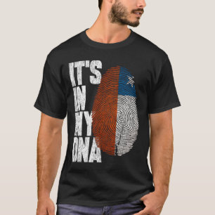 Está en mi ADN Camisa Chilena orgulloso regalo his