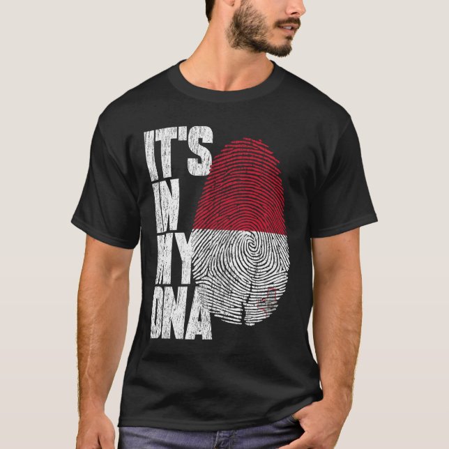 Está en mi ADN Camisa maltesa Orgullo regalo hispa (Anverso)