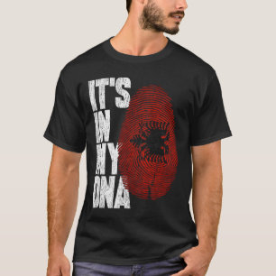 Está en mi ADN camiseta albanesa orgullosa regalo
