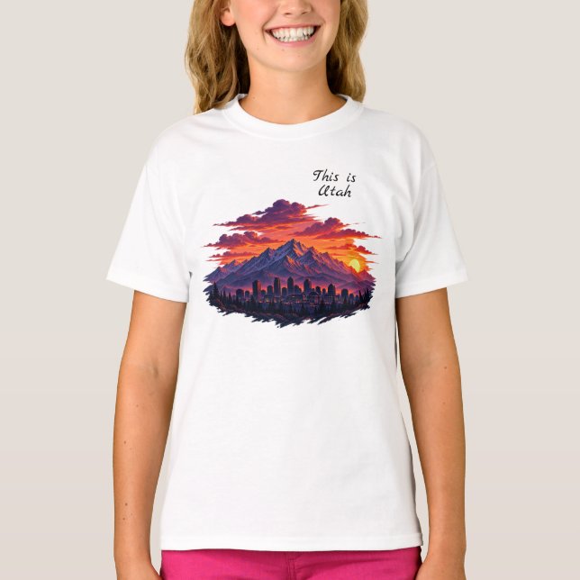 Esta es camiseta de Utah (Anverso)
