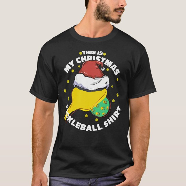 ESTA ES LA CAMISA DE PICKLEBALL DE MIS NAVIDADES (Anverso)