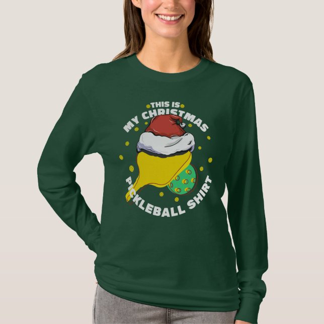 ESTA ES LA CAMISA DE PICKLEBALL DE MIS NAVIDADES (Anverso)