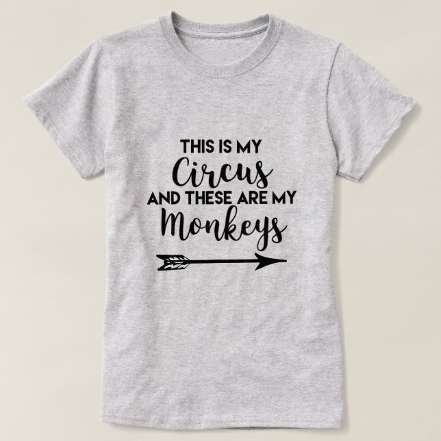 Esta es la camiseta de las mujeres de mi circo (Diseño del anverso)