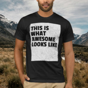 Esta es la camiseta de lo que se ve increíble