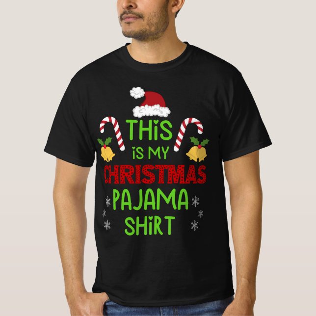Esta es la camiseta de Pajama de mis Navidades (Anverso)