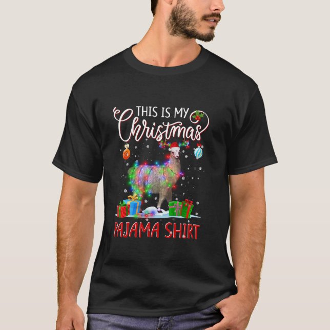 Esta es la camiseta de Pajama de Mis Navidades Lla (Anverso)