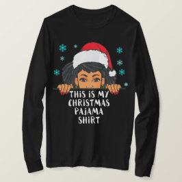 Esta es la camiseta de pijama de mis navidades feo