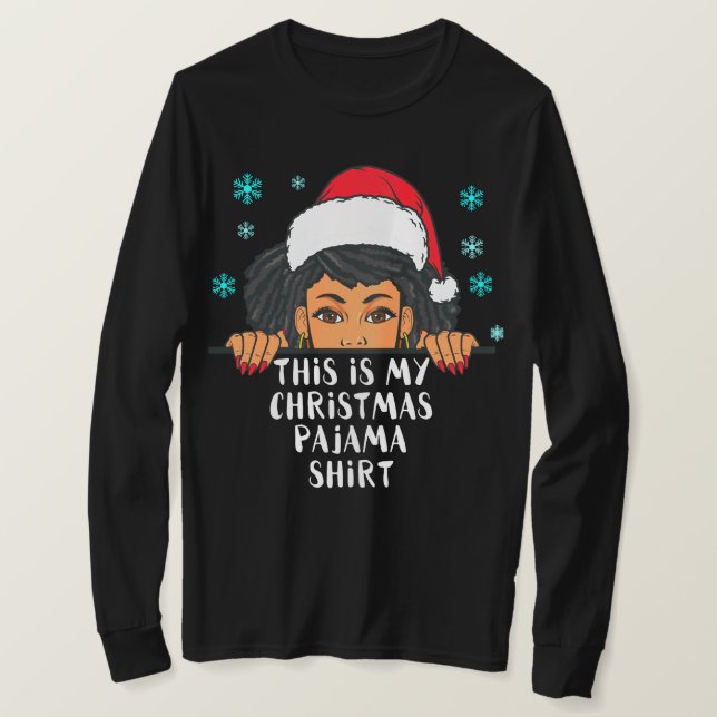 Esta es la camiseta de pijama de mis navidades feo (Anverso del diseño)