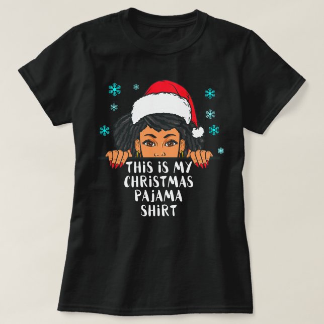 Esta es la camiseta de pijama de mis navidades feo (Diseño del anverso)