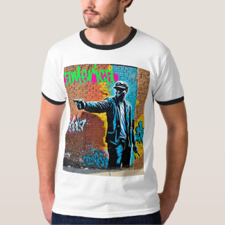 Esta es la camiseta del comentario de arte calleje