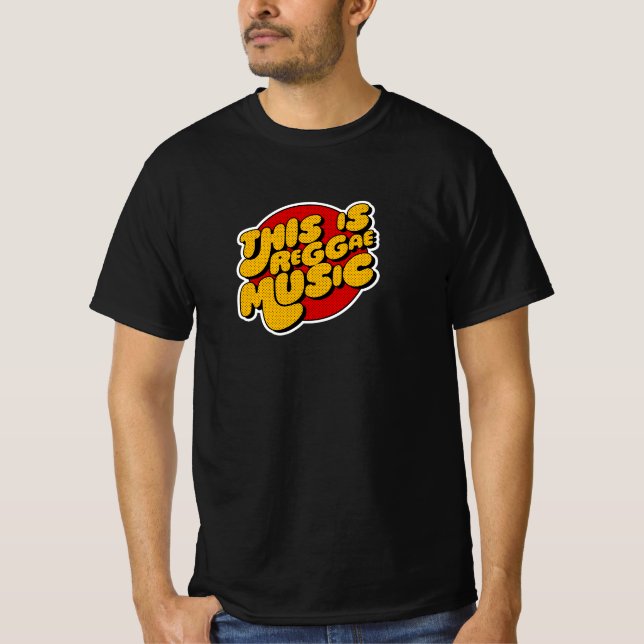Esta es la camiseta del Reggae Music Reggae (Anverso)