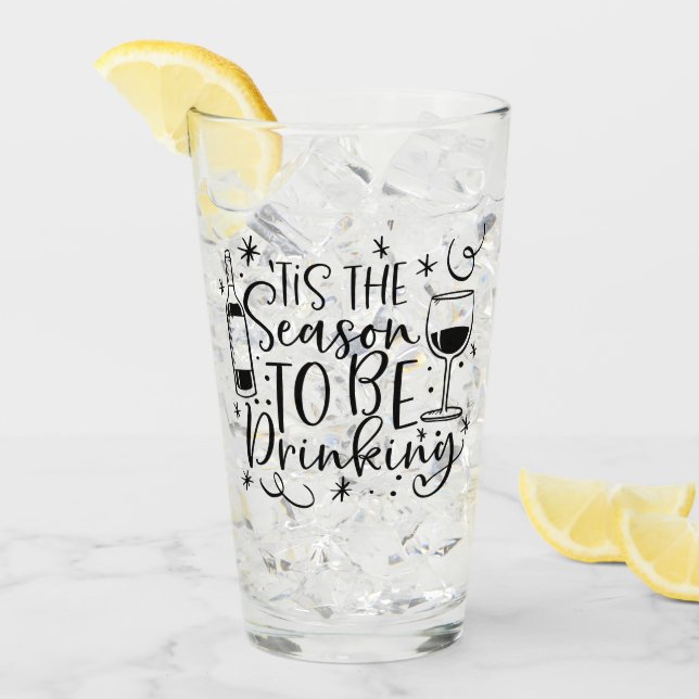 Esta es la estación para beber | Humor XMAS (Anverso (hielo))