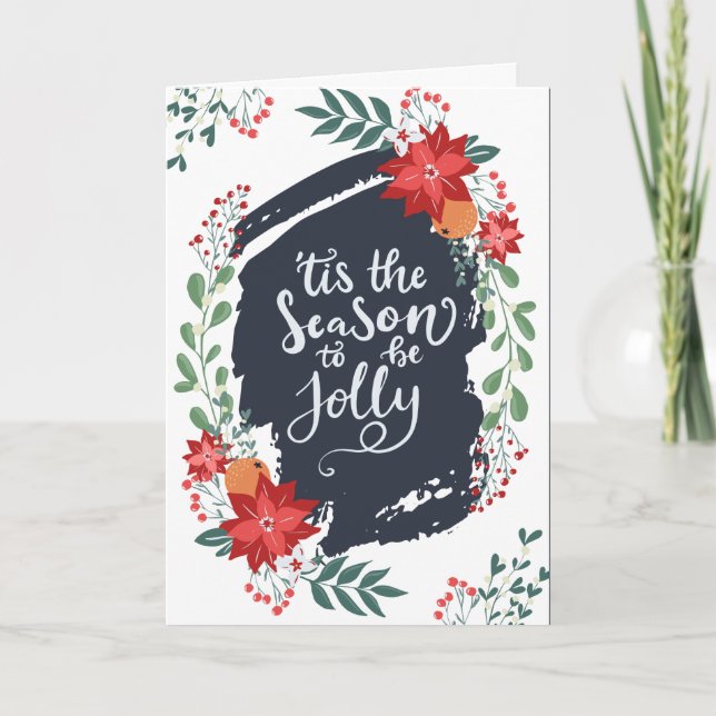 'Esta es la estación para ser alegre | Tarjeta de  (Anverso)