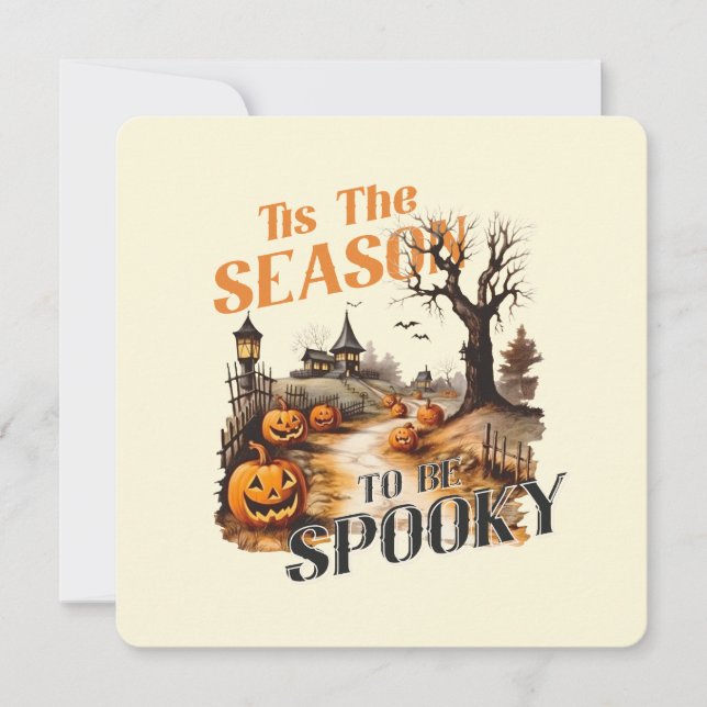 "Esta es la estación para ser espeluznante" cosech (Anverso)