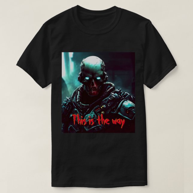Esta Es La Forma | Mando Zombie Soldier | Camiseta (Diseño del anverso)