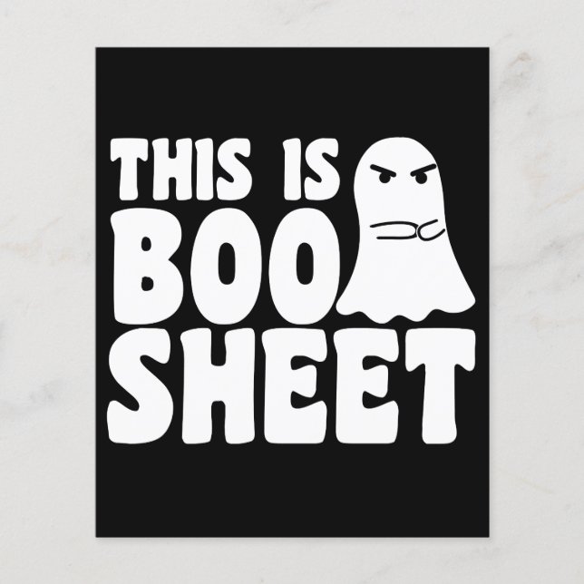 Esta Es La Hoja De Boo Ghost Funny Halloween (Anverso)