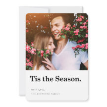 Esta es la moderna tarjeta de fotos de vacaciones