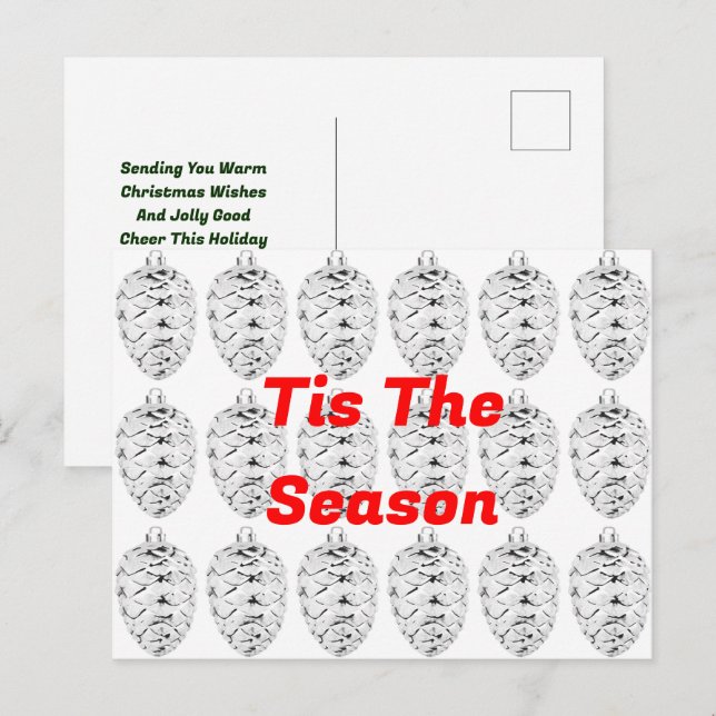 Esta es la postal de los Navidades de temporada (Anverso / Reverso)