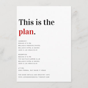 Esta es la tarjeta de detalles del Boda del plan