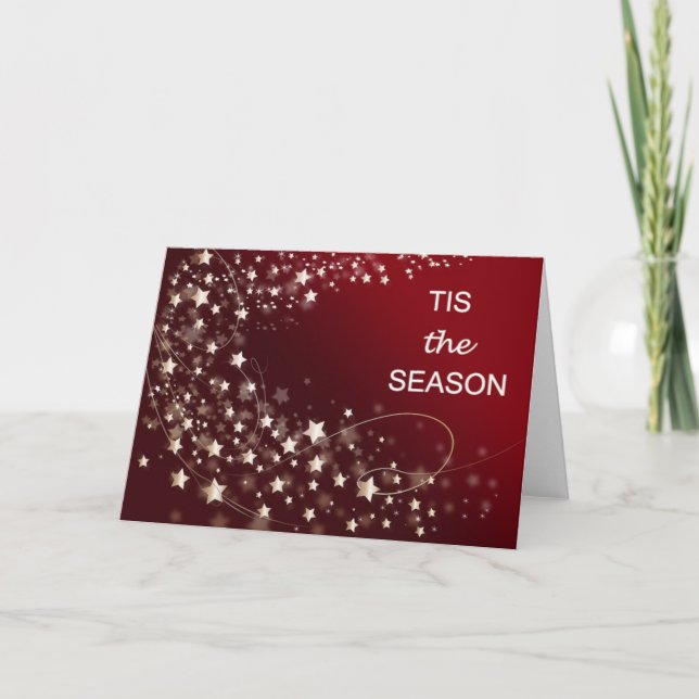 Esta es la tarjeta de felicitación de temporada (Anverso)