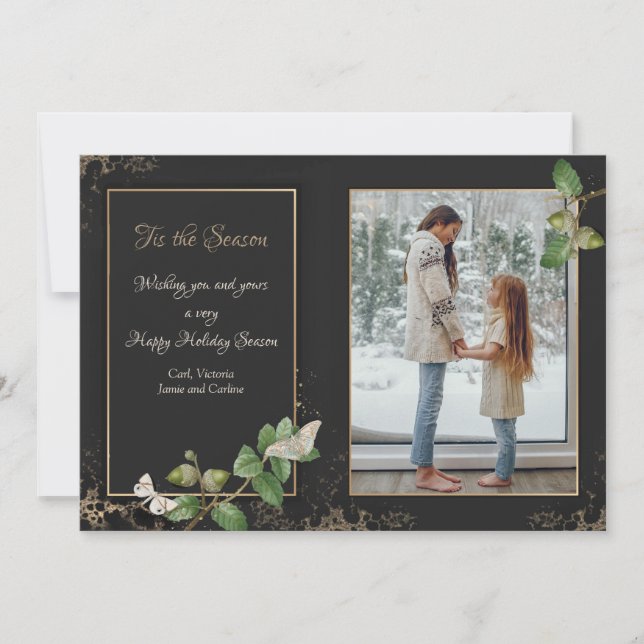 Esta es la tarjeta de felicitación por festividad  (Anverso)