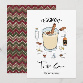 Esta es la tarjeta de vacaciones Eggnog de tempora