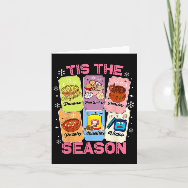 Esta es la tarjeta navideña de temporada Pan Dul N (Anverso)