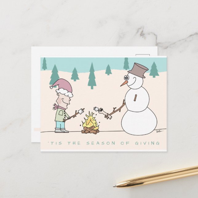 'Esta es la temporada de dar la tarjeta de vacacio (Anverso/Reverso In Situ)