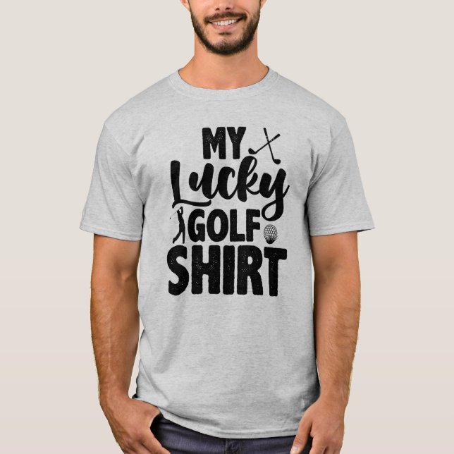 Esta Es Mi Afortunada Camisa De Golf (Anverso)