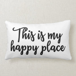 Ésta es mi almohada feliz del lugar